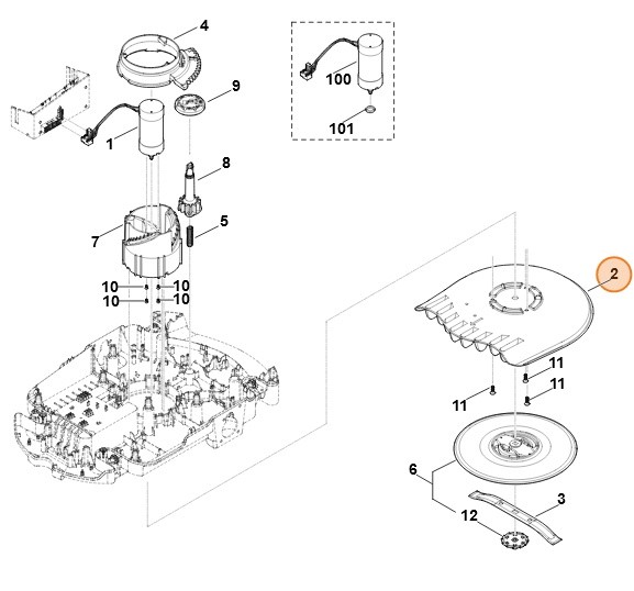 Obudowa, Stihl 63097011011