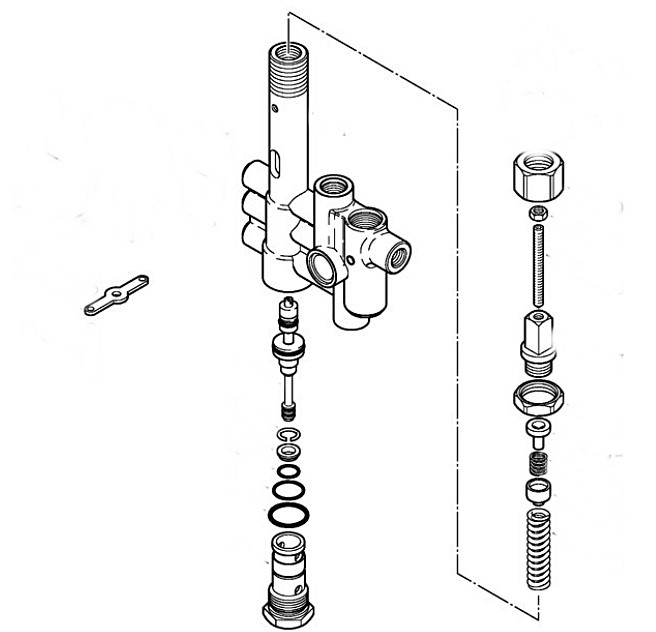 Regulacyjny blok zabezpieczający, Stihl 47705101000