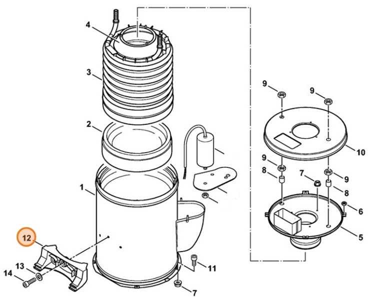 Zawias, Stihl 47707014200