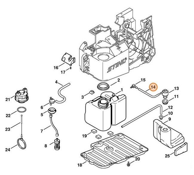 Wąż, Stihl 41303587600