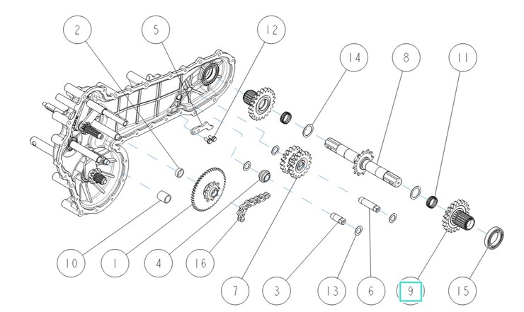 Wałek, Orec 0032-00700