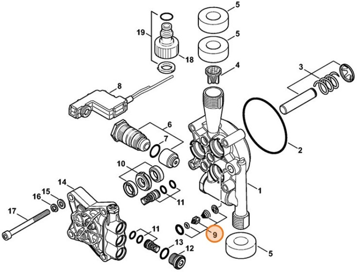 Zawór przeciwzwrotny, Stihl 47755100200