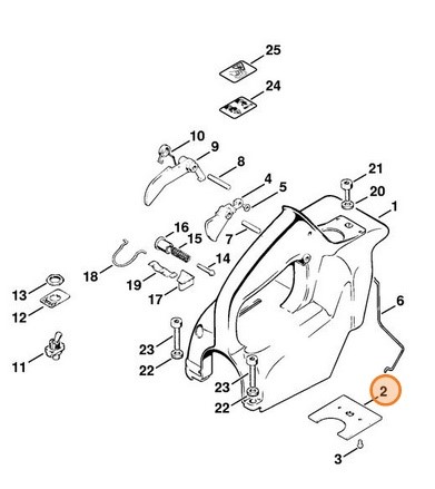 Płyta izolująca, Stihl 11080848000