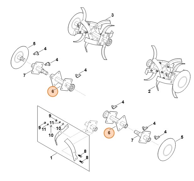 Oś, Stihl 62507407400