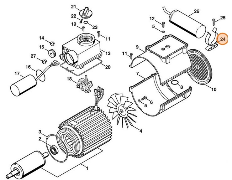 Mocowanie, Stihl 47286050900