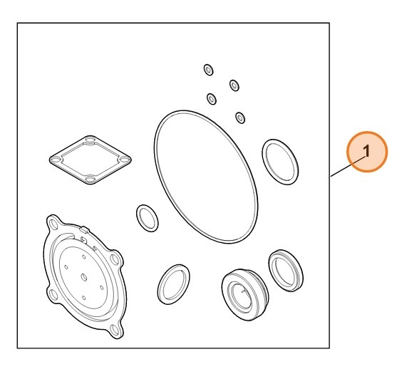 Zestaw uszczelek, Stihl VB050071610