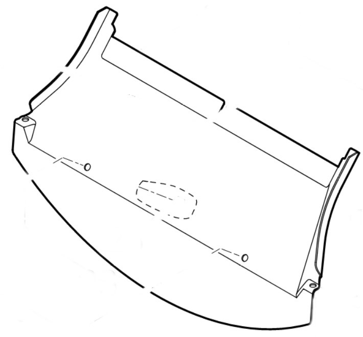 Prowadnica blaszana, Stihl 60127014501