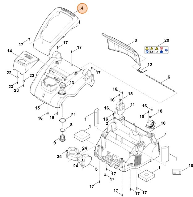 Uchwyt, Stihl 62917114400