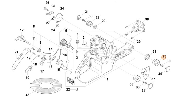 Amortyzator pierścieniowy, Stihl 11247909901