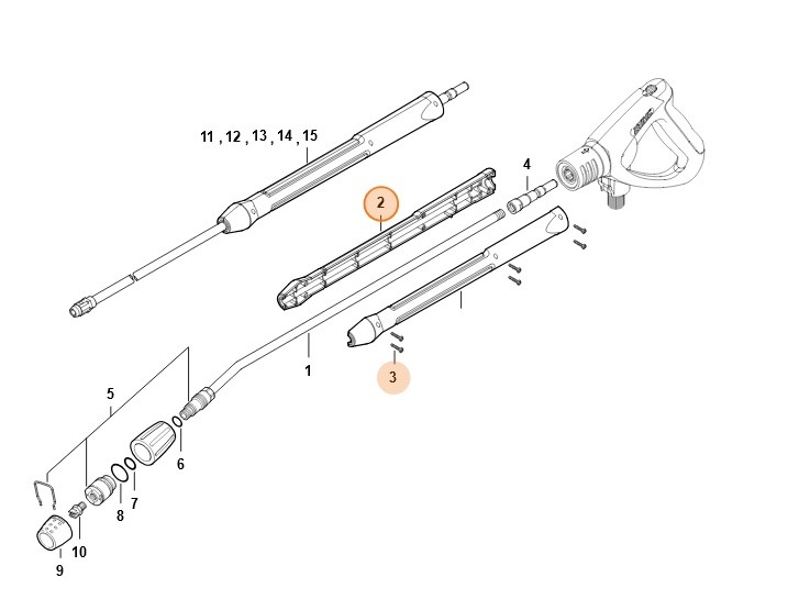 Okładzina uchwytu, Stihl 49255008900