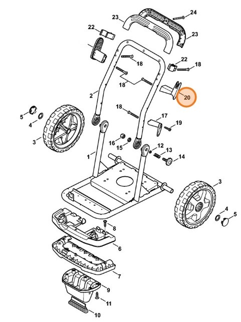 Mocowanie, Stihl 47807915401