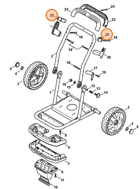 Mocowanie, Stihl 47807915403