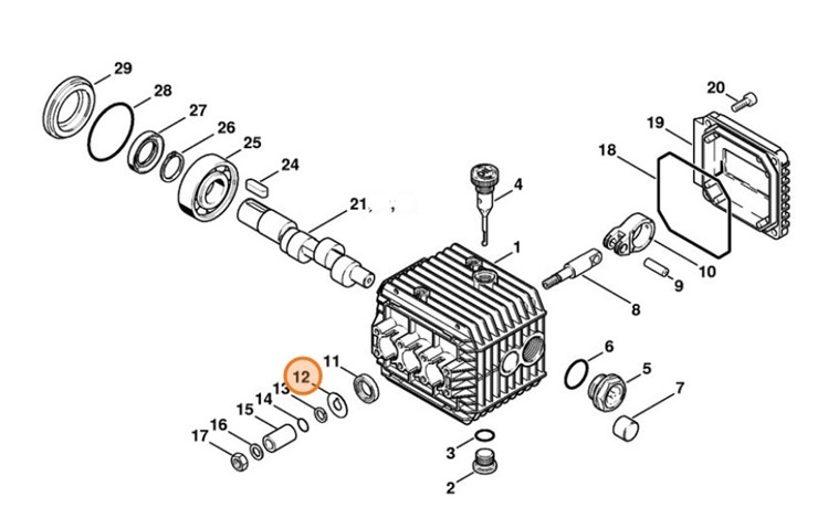 Pierścień uszczelniający, Stihl 47357092000