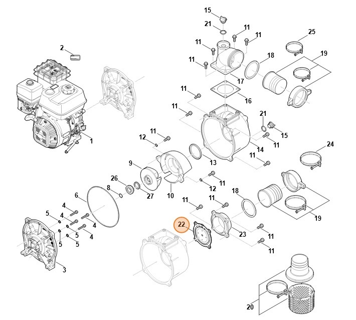 Pokrywa, Stihl VB057062400