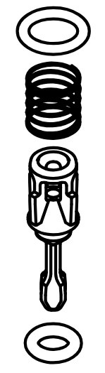 Zawór zwrotny, Stihl RE015100201
