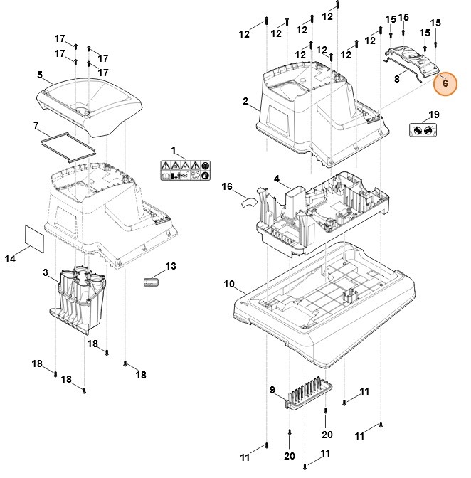 Pokrywa, Stihl 60137060701