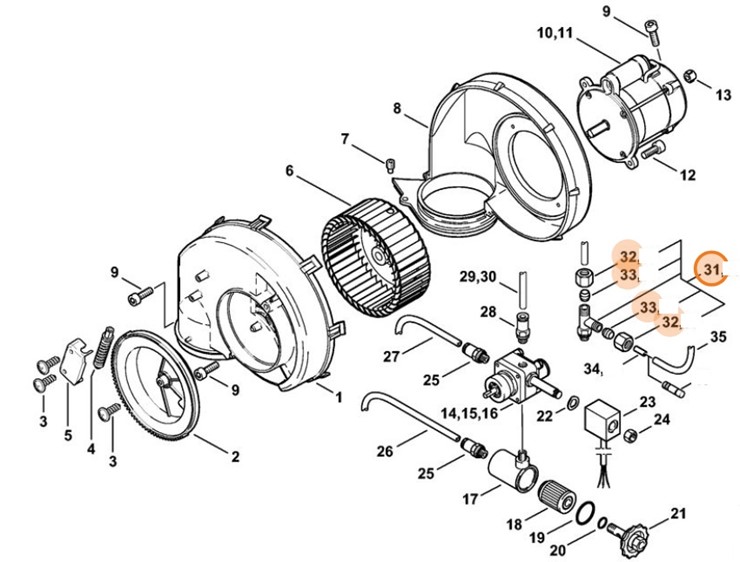 Złącze śrubowe, Stihl 47525200700