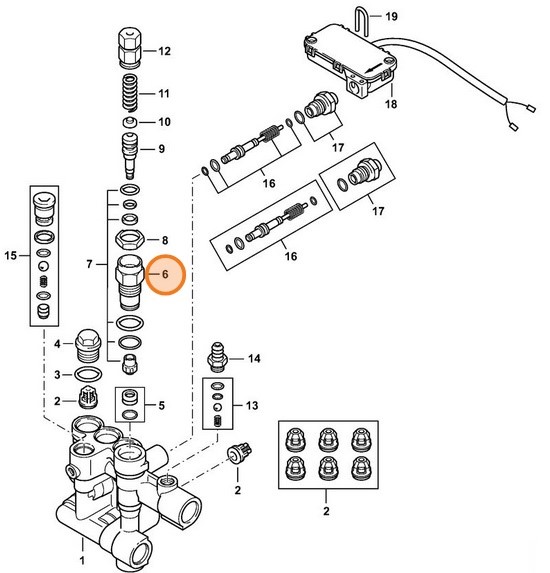 Prowadzenie tłoka, Stihl 47885110400