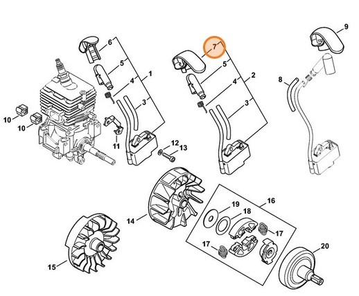 Kołpak ochronny, Stihl 41444058100