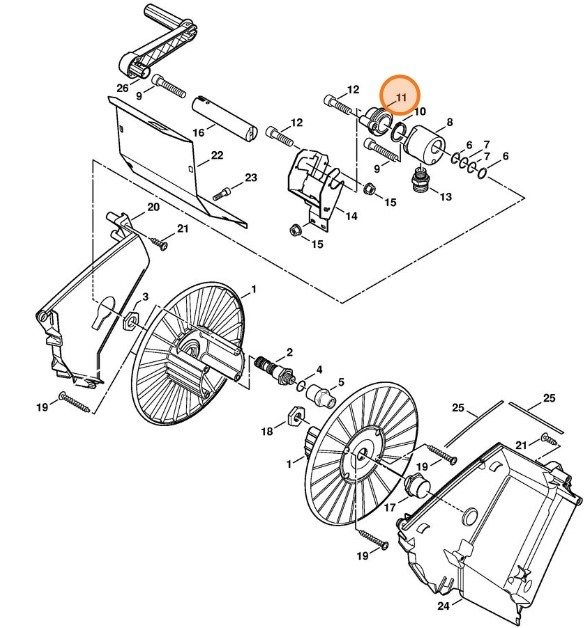 Łożysko / wspornik, Stihl 47527905300