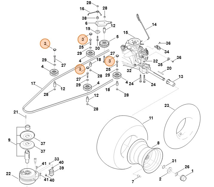 Pokrywa, Stihl 61607060731