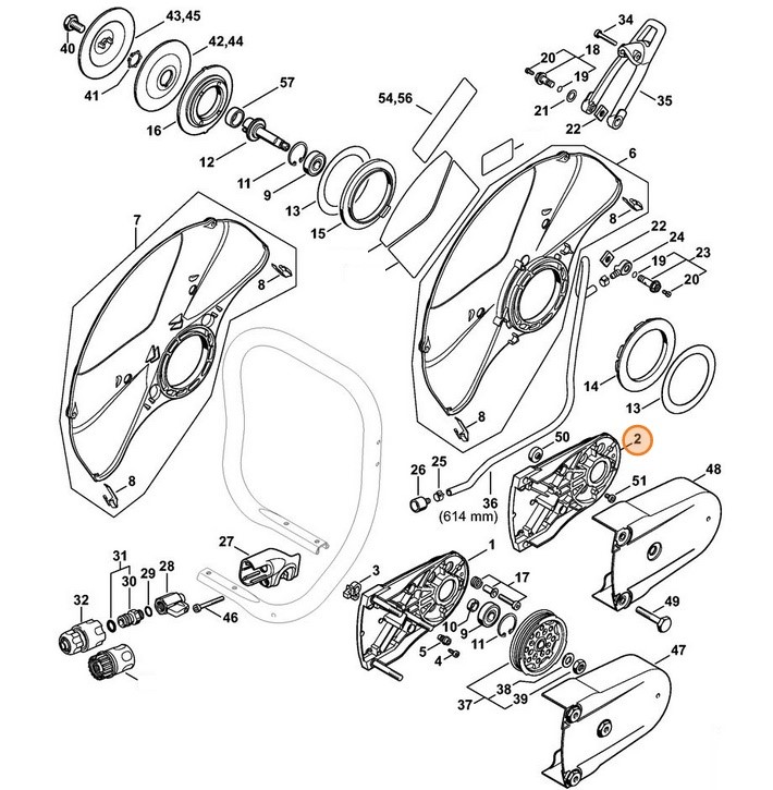 Łożysko / wspornik, Stihl 4224 791 3903