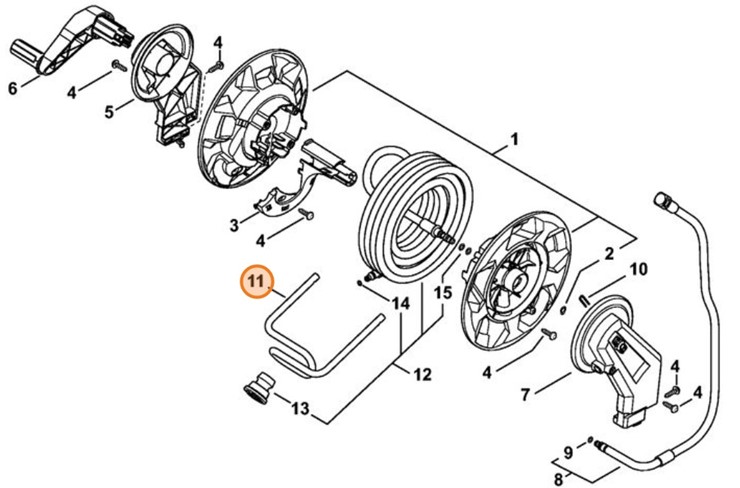 Prowadzenie węża, Stihl 49507931800