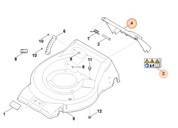 Pokrywa, Stihl 63507002710