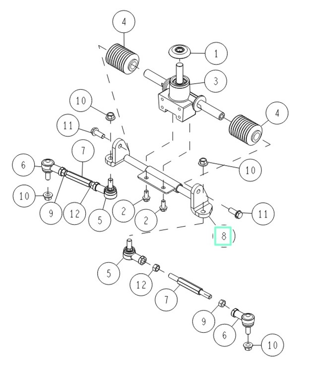 Wspornik do stojaka (RM881), Orec 0322-1060H  