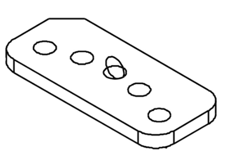 Płyta z wycięciem, Orec 80-1035-110-00