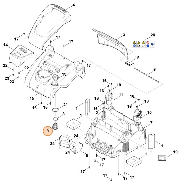 Nakrętka, Stihl 62917160300