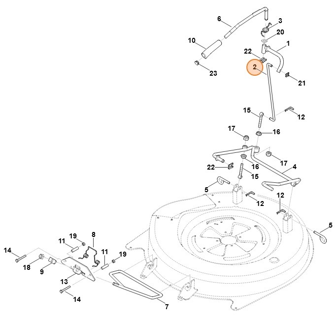 Drążek, Stihl 61407031751