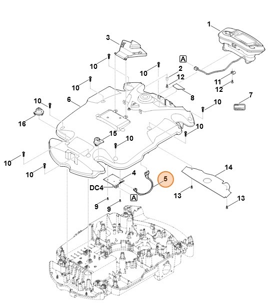 Wiązka przewodów (stop), Stihl 63094403030
