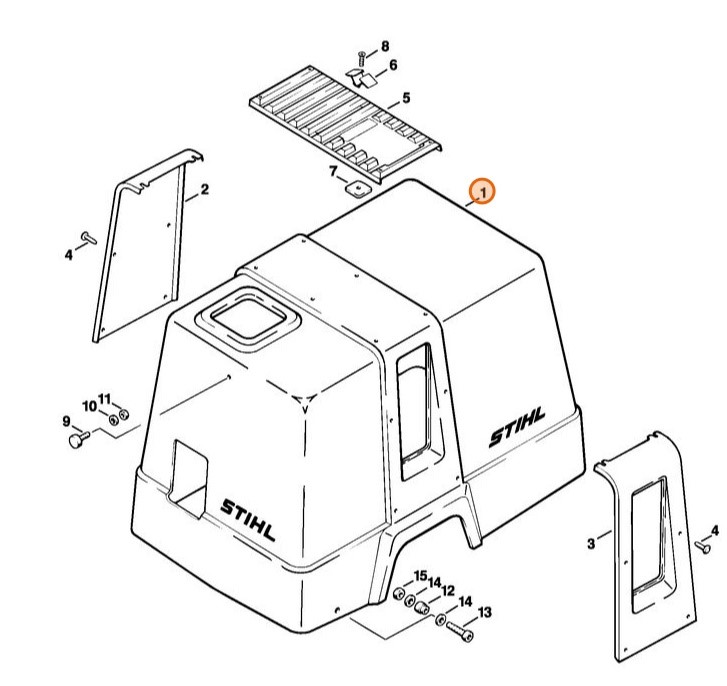 Pokrywa, Stihl 47127062100