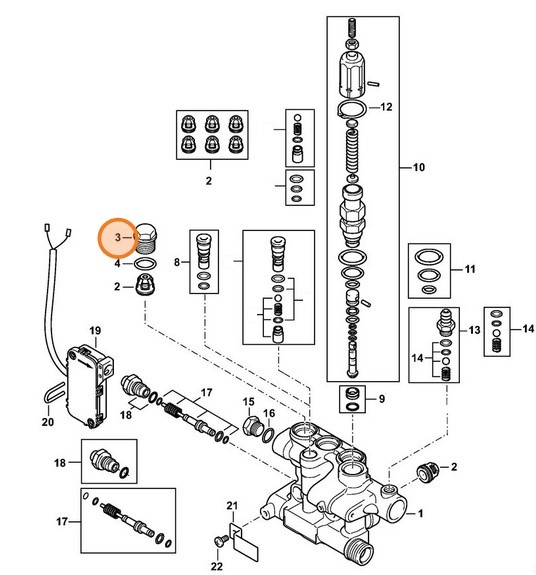 Śruba zamykająca, Stihl 47577085804