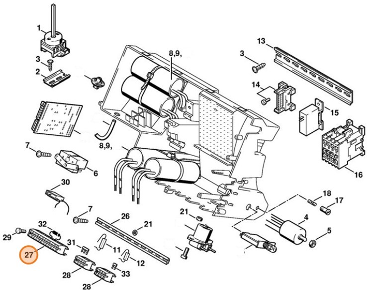 Listwa zaciskowa, Stihl 47124312900