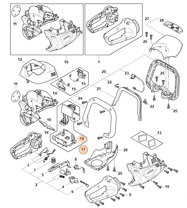 Moduł elektroniczny, Stihl HA074301401