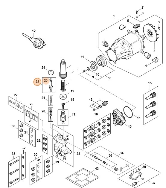 Element łączący, Stihl RE017907101