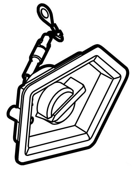 Pokrywa z wyłącznikiem, Stihl VB037033500