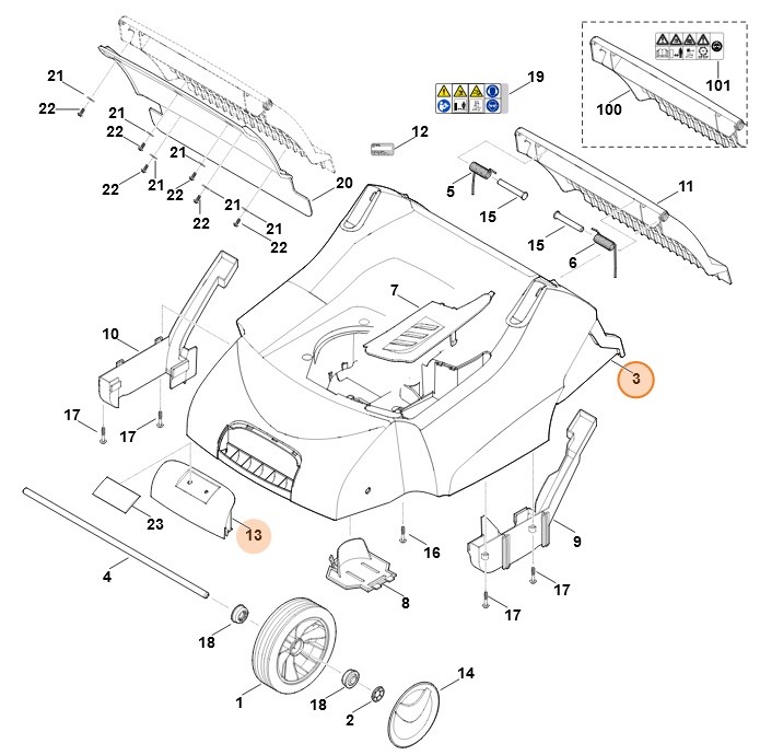 Obudowa, Stihl 62907403007