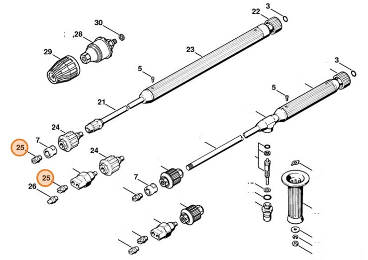 Dysza 2507, Stihl 49005021035