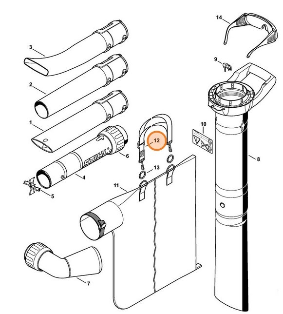 Pas nośny, Stihl 42277109003