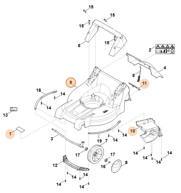 Obudowa, Stihl 63587008590