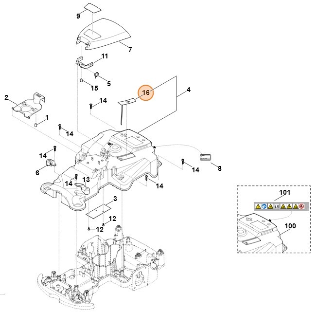 Czujnik opadów, Stihl 63014005800