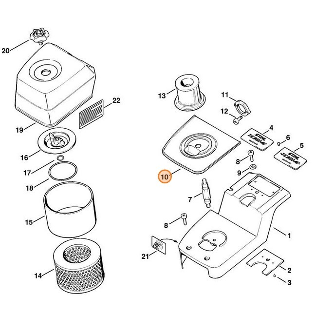Krzywka, Stihl 42011412200