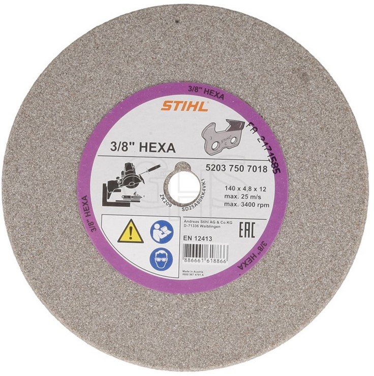 Tarcza do ostrzarki Stihl 3/8" HEXA do ostrzenia łańcuchów Stihl 52037507018 E-Drwal