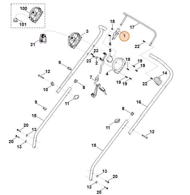 Element mocujący, Stihl 63114031100