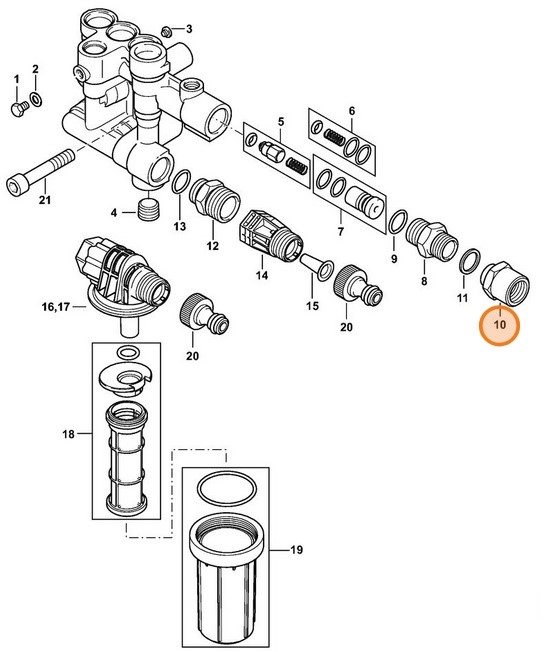 Przyłącze, Stihl 47575110200