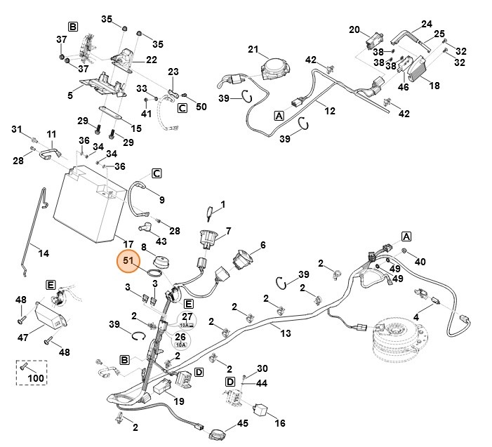 Pierścień zabezpieczający 25x1,2, Stihl 94556212790