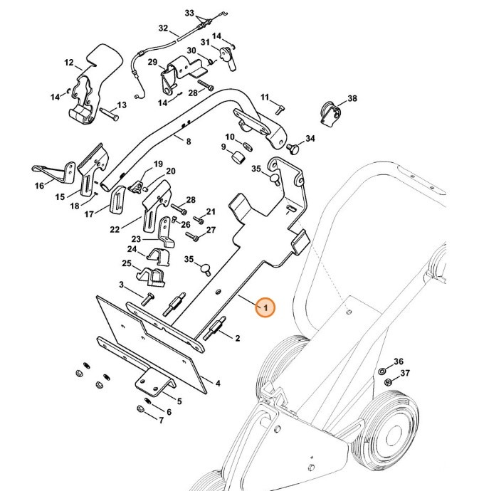 Mocowanie, Stihl 42387920201